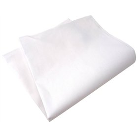 TigerTie - unisex - pochette en blanc pur reinweiss unicolor - Pochette tissu décoratif Gr. 33 x 33 cm - 100% cotton