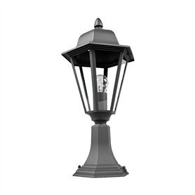 Lindby Luminaire extérieur Edana en Noir Aluminium (1 lampe