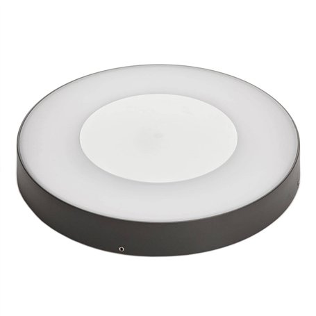 LED Plafonnier extérieur Sora (Moderne) en Gris Aluminium (1 lampe