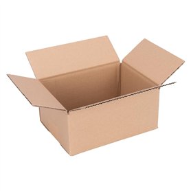 100 Cartons d'Expédition Simple Cannelure 20 x 15 x 9 cm Brun - KK 10 Emballage - Verpacking