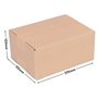 100 Cartons d'Expédition Simple Cannelure 20 x 15 x 9 cm Brun - KK 10 Emballage - Verpacking
