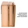 verpacking 50 x emballage livre 21,7 x 15,5 x 1 Ã 5 cm A5 étui d'expédition fermeture adhésive, brun - BV 1
