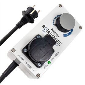 Régulateur de vitesse électronique - 230V jusqu'à 2400 Watt | Bayerwald RotaRanger | Régler en continu la vitesse de rotation de