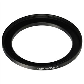 vhbw Bague d'adaptation de Filtre Step-Up de 46 mm vers 55 mm pour Objectif d'appareil Photo - Adaptateur