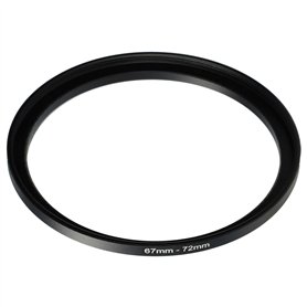 vhbw Bague d'adaptation de Filtre Step-Up de 67 mm vers 72 mm pour Objectif d'appareil Photo - Adaptateur