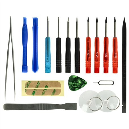 vhbw Kit d'outils de réparation pour smartphone