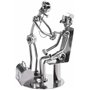 BRUBAKER Homme à Vis Médecin avec Stéthoscope pour Patient - Figure en Fer Fait Main Homme en Métal - Figure en Métal Idée de Ca