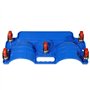 CCLIFE Protection de Genoux avec Rouleaux, Planche à Genoux d'Atelier avec 5 Roues Pivotantes, Support 120 kg, Tablette et Poign