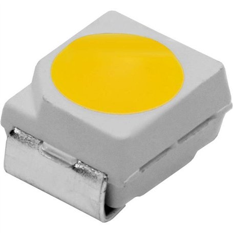 Lumonic 50x LEDs super claires du type SMD 3528 PLCC2 - LEDs haute puissance à souder pour DIY en couleur blanc neutre 4500K - D