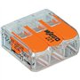 10x Wago Clamp 221-413 32A 450V Terminal de connexion 3-pôle Avec levier