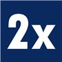Lot de 2 boîtes de protection XXL IP44, résistantes aux chocs, étanches, câbles, fiches