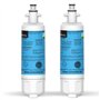 Comedes Lot de 2 filtres à eau de rechange pour Beko 4874960100 Compatible avec Grundig