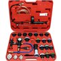 Kit Testeur de pression Système de refroidissement 27 pcs. Bouchon Codage par couleur & Pompe Test