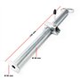 WilTec Kit Béquille de remorque avec 10 pièces – Roue Jockey, Support, Borne de Serrage, Cales de Roue – Capacité Jusqu’à 362 kg