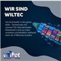 Wiltec Clé à chocs pneumatique – 25,4 mm (1") – Pression 6-10 bars – avec Poignée montable, Douilles et Clé hexagonales – Tourne