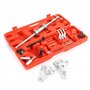 WilTec Coffret Outil extracteur de Roulement Extérieur Intérieur Moyeux Roue 4-5 Trous Marteau Coulissant