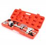WilTec Coffret Outil extracteur de Roulement Extérieur Intérieur Moyeux Roue 4-5 Trous Marteau Coulissant