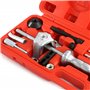 WilTec Coffret Outil extracteur de Roulement Extérieur Intérieur Moyeux Roue 4-5 Trous Marteau Coulissant