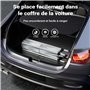Wiltec Tonnelle de Jardin Pliante étanche – 2,5 x 2,5 x 2,7 m – Couleur Blanche – avec Fermeture Centrale et Cadre Robuste – Ten