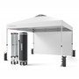 Wiltec Pavillon Pop-up Tonnelle de Jardin Pliante – 3 x 3 x 2