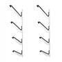 WilTec Rack Quadruple Mural Universel – 20 x 355 x 580 mm – Support de Rangement pour 4 Planches Surf Snowboard Wakeboard Skateb