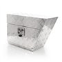 XPOtool Sous-caisse de camion en Aluminium – 60 x 25 x 20 cm – 50 L – Droite – avec Serrure et 2 clés – Boîte de timon de rangem