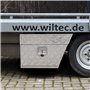 XPOtool Sous-caisse de camion en Aluminium – 60 x 25 x 20 cm – 50 L – Droite – avec Serrure et 2 clés – Boîte de timon de rangem