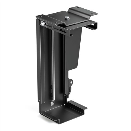 Toboli Support PC sous Bureau 10kg Réglage en continu Hauteur Largeur Pivotant 360° 175x146x583mm Support Boitier Ordinateur Esp