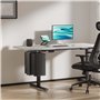 Toboli Support PC sous Bureau 10kg Réglage en continu Hauteur Largeur Pivotant 360° 175x146x583mm Support Boitier Ordinateur Esp