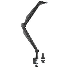 Toboli Bras pour microphone 80cm Bras articulé Jointure Support table pour micros 3/8" 5/8" Studio d'enregistrement Domicile