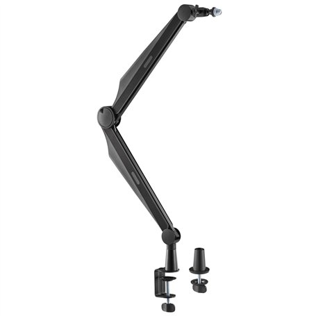 Toboli Bras pour microphone 80cm Bras articulé Jointure Support table pour micros 3/8" 5/8" Studio d'enregistrement Domicile