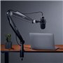 Toboli Bras pour microphone 80cm Bras articulé Jointure Support table pour micros 3/8" 5/8" Studio d'enregistrement Domicile