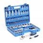 Wiltec Jeu de clés à douilles 108 pcs. Coffret à cliquet Entraînement 1/2" (12