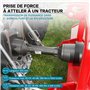 WilTec Arbre Transmission T4 Cardan 520mm 460Nm 540tr/min Prise Force 40kW (55CV) 2X 1 3/8" 6 Dents