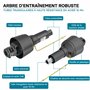 WilTec Arbre Transmission T4 Cardan 520mm 460Nm 540tr/min Prise Force 40kW (55CV) 2X 1 3/8" 6 Dents