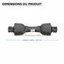 WilTec Arbre Transmission T4 Cardan 520mm 460Nm 540tr/min Prise Force 40kW (55CV) 2X 1 3/8" 6 Dents