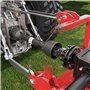 Embrayage de Cardan 6 Dents Raccord Arbre de transmission 1 3/8" Filet Femelle Mâle 1200Nm max. Noir