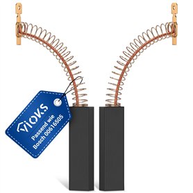 VIOKS Lot de 2 balais de charbon de rechange pour machine à laver Bosch 616505 00616505 00631706 39L224 4