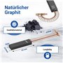VIOKS Lot de 2 balais de charbon de rechange pour machine à laver Bosch 616505 00616505 00631706 39L224 4,8 mm Pour moteur élect