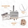Régulateur de température de rechange pour Amica 8032828 EGO 55.17069.140 - Thermostat de four 299 °C - Pièces de rechange