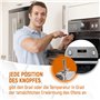 Régulateur de température de rechange pour Amica 8032828 EGO 55.17069.140 - Thermostat de four 299 °C - Pièces de rechange