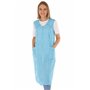 Schuerzenfabrik Blouse à fermeture Éclair pour robe de maison - Turquoise - 54