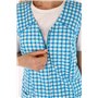 Schuerzenfabrik Blouse à fermeture Éclair pour robe de maison - Turquoise - 54