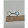 Onwomania Porte-clés Pendentif Ancre Corde Bleu Keis en métal Bleu