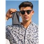 La Optica B.L.M. Lunettes de soleil pour homme et femme UV400 rondes rétro – Couleurs – Lot de 1 ou 2, Lot de 2 verres caoutchou