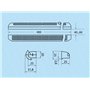 K-TECH-PRO Kit complet de ventilation de porte verrouillable