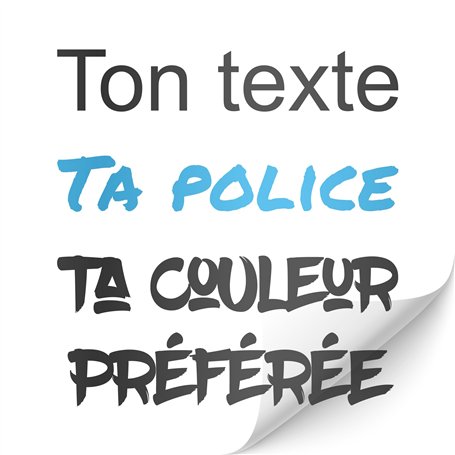 Autocollant personnalisé Auto Moto Vélo Bateau – adhère à toute surface lisse – créez votre sticker personnalisé – longueur de 1