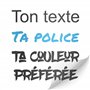 Autocollant personnalisé Auto Moto Vélo Bateau – adhère à toute surface lisse – créez votre sticker personnalisé – longueur de 1