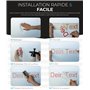 Autocollant personnalisé Auto Moto Vélo Bateau – adhère à toute surface lisse – créez votre sticker personnalisé – longueur de 1