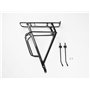 TIYO E-Max Steps Porte-bagages pour vélo électrique 26-28" Noir Aluminium réglable pour batteries